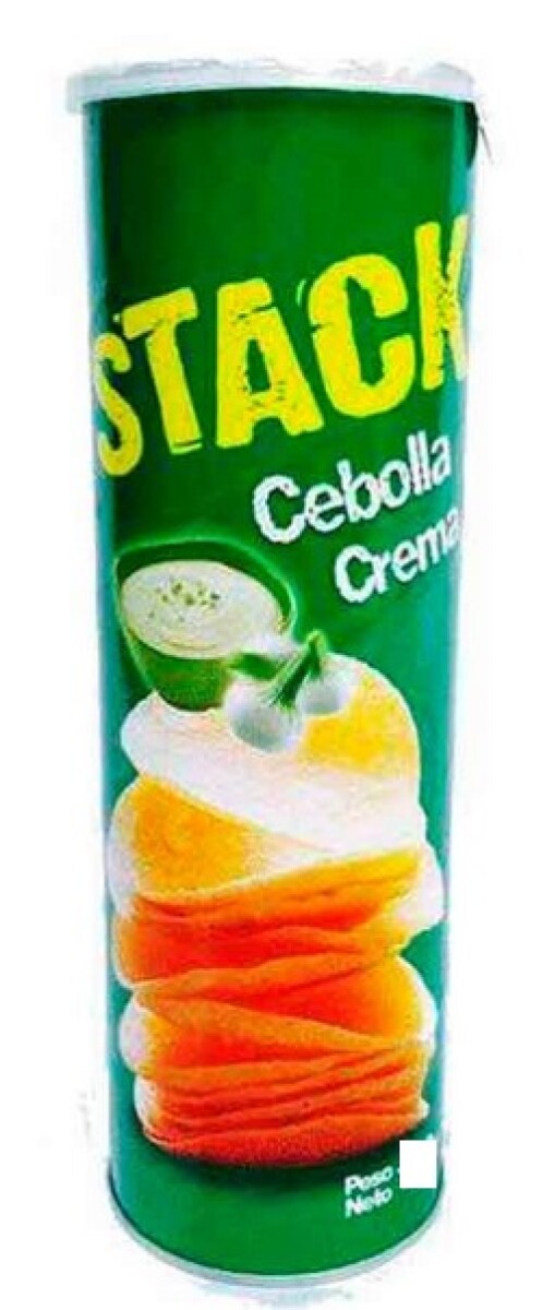 SNACK PAPAS TUBO STACK 135G CEBOLLA 