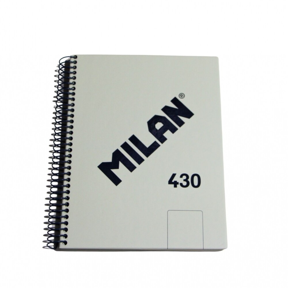 CUADERNO MILAN CON ESPIRAL TAMAÑO A5 LISO DE 80 HOJAS COLOR CREMA CUADERNO MILAN CON ESPIRAL TAMAÑO A5 LISO DE 80 HOJAS COLOR CREMA