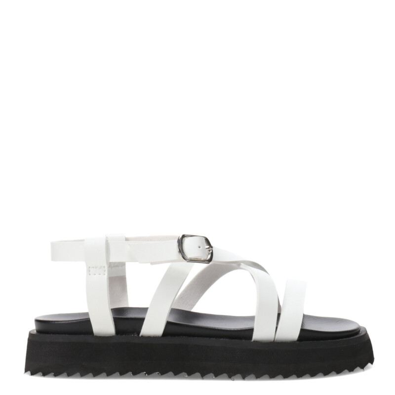 Sandalias de Niña MINI Miss Carol Califa con Hebilla Blanco