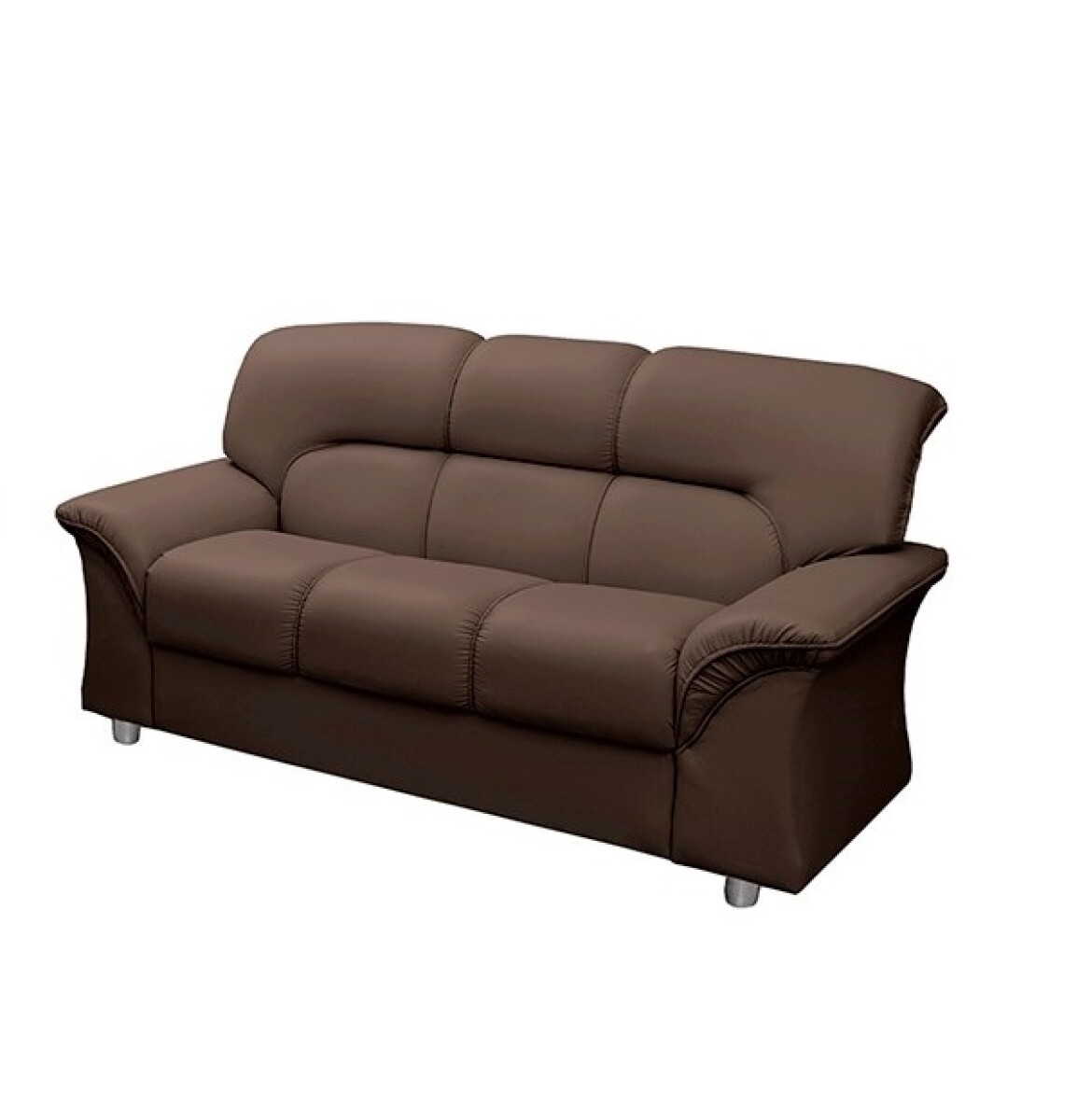Sofa Turquia 3 Cuerpos Pu Marron 