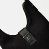 Cartera al hombro Signature en canvas Negro