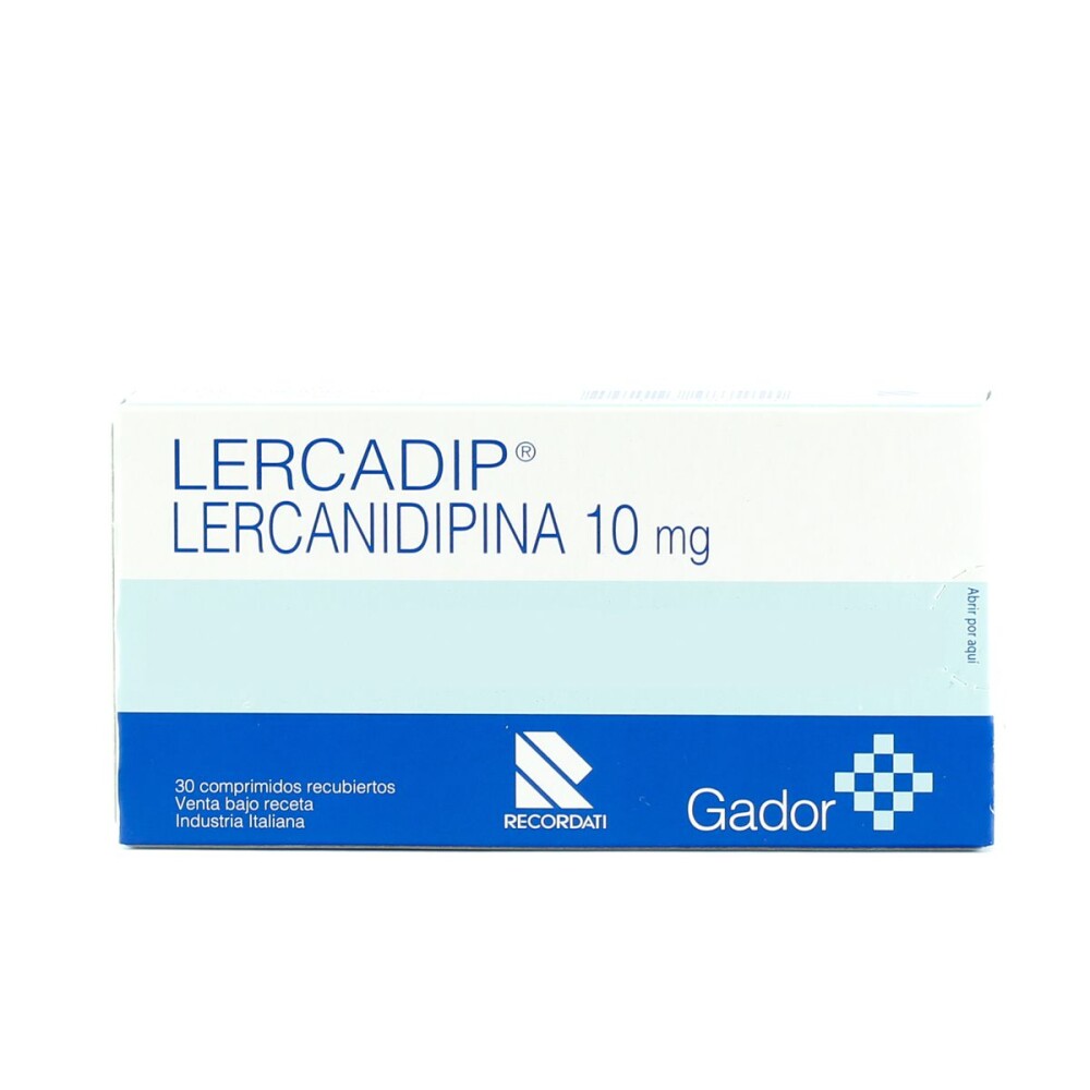 LERCADIP 10 MG. CJ X 30 COMPRIMIDOS única