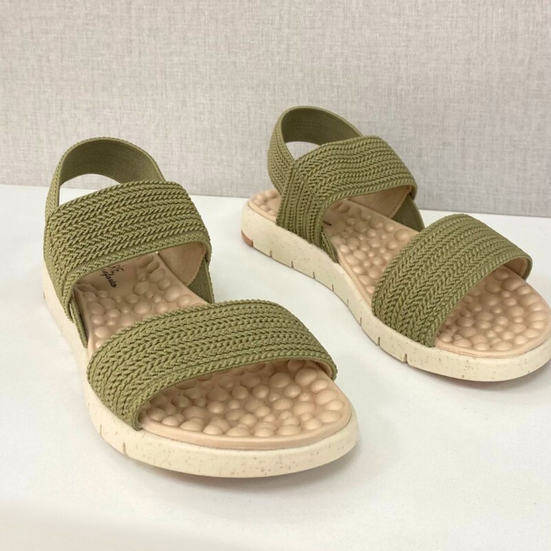 Sandalia Elastizada Modare Verde