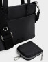 City Clasico Cartera City Con Pouch - Negro