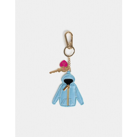 Llavero Y Charm De Campera De Pu Azul Celeste