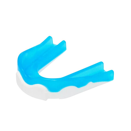 PROTECTOR BUCAL BICOLOR WHITE/BLUE
