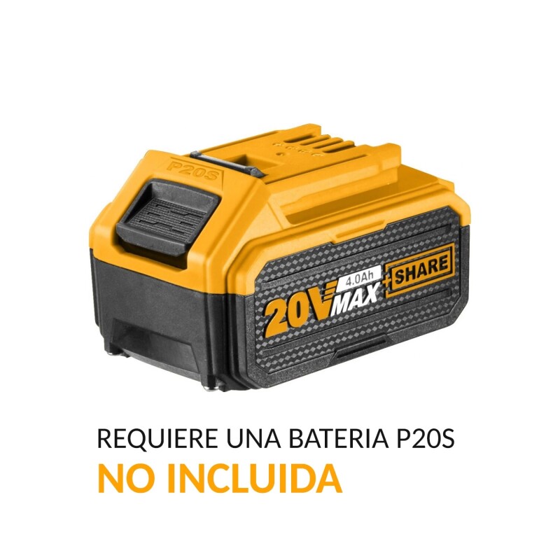 Corta cerco a Batería Ingco 20V P20S 1400 rpm 450 mm 18" Corta cerco a Batería Ingco 20V P20S 1400 rpm 450 mm 18"