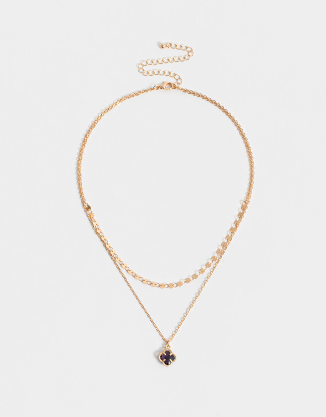 Collares Cortos Con flores Cortos Con Flor Vancleef - Combinacion Multicolor