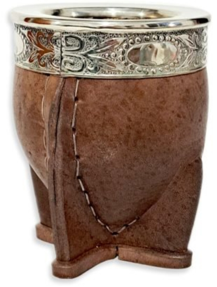 MADE IN URUGUAY MATE IMPERIAL ALPACA Y BRONCE 2.0 - MARRON 