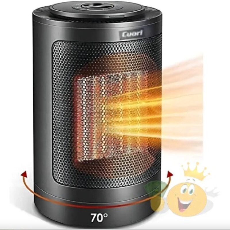 Caloventilador Cerámico Cuori Solis 1500W Oscilante Frío Calor Estufa Eléctrica Portátil Termostato Seguridad Caloventilador Cerámico Cuori Solis 1500W Oscilante Frío Calor Estufa Eléctrica Portátil Termostato Seguridad