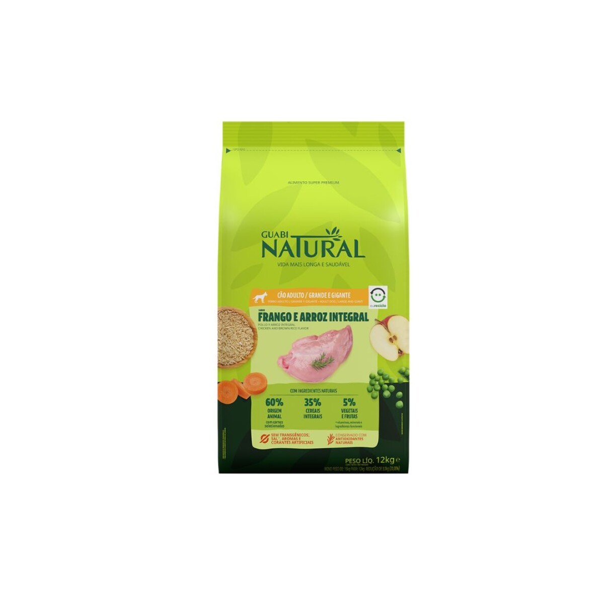 Guabi Perro Adulto Raza Gde/Gig Pollo 20kg | Salud 