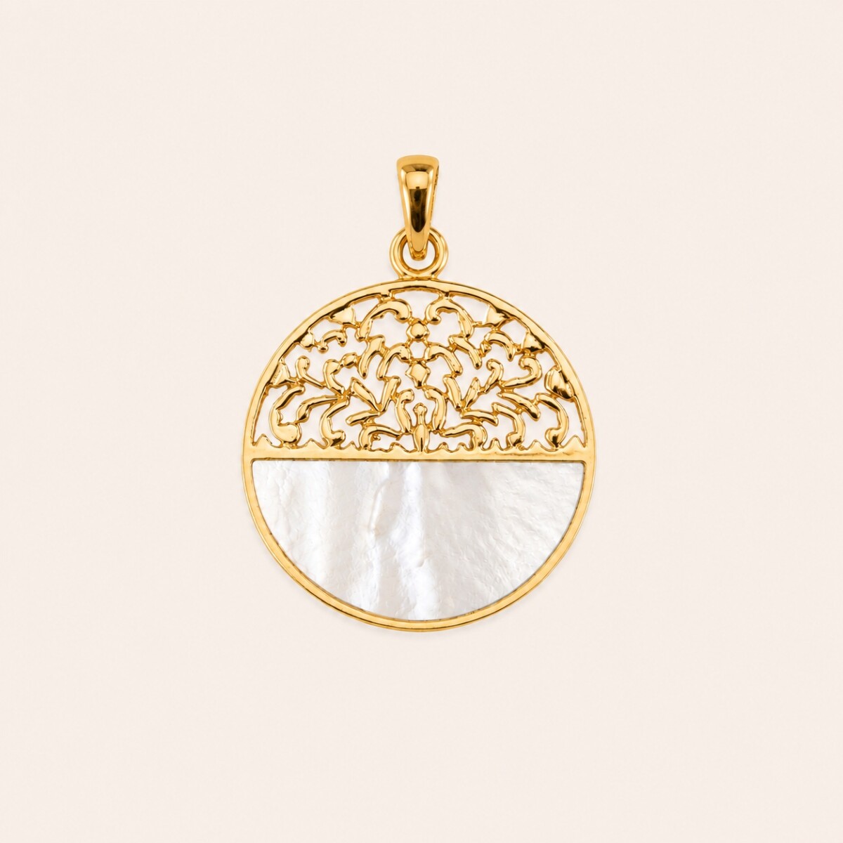 Medalla Gold Tree - Plata y Baño de Oro 