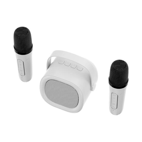 Parlante karaoke blanco