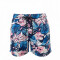 Short de baño estampado celeste