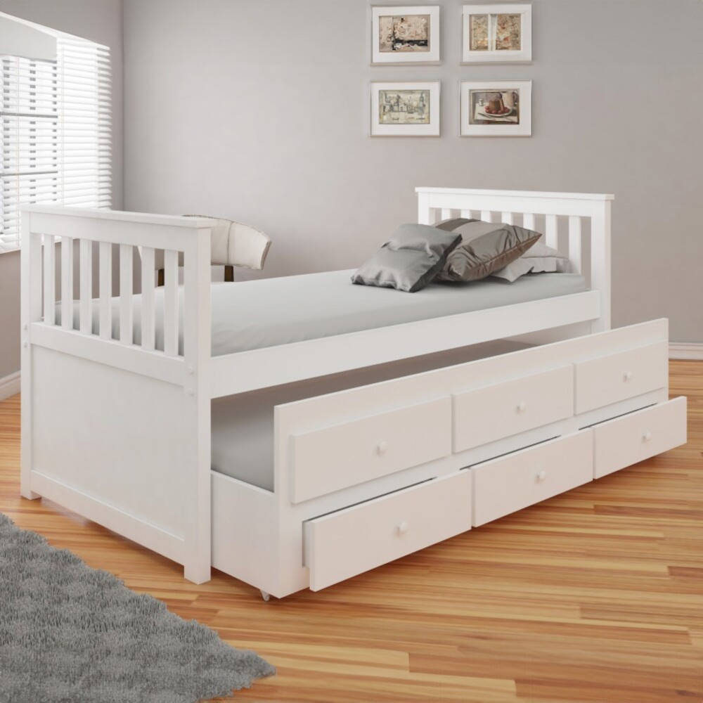 Cama Marinera 1 plaza Pino - Tota 001 Blanco