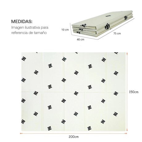 Alfombra Plegable Bebesit 200CM X 150CM ELEFANTE