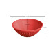 Set x6 bowl de plástico 400ml ROJO