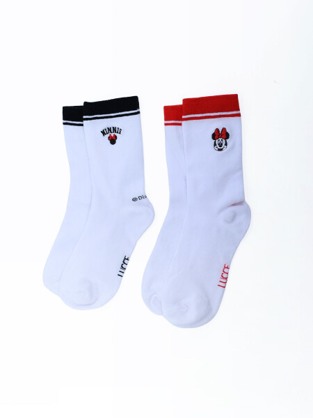 MEDIAS MINNIE BLACK PACK X 2 VARIANTE 1