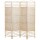 Biombo separador de rattan 1.8 mts Beige