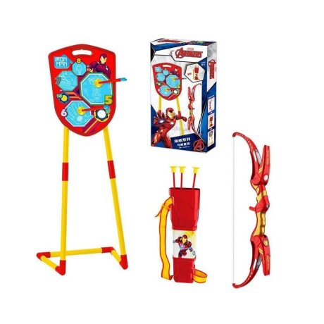 Set De Arco Y Flechas Marvel Iron Man Con Blanco Y Accesorio ROJO