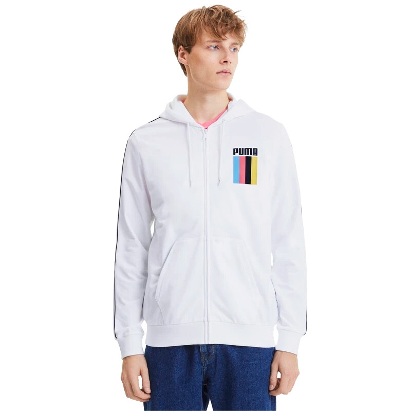 Campera Puma Celebration FZ de Hombre - 585062-02 Blanco