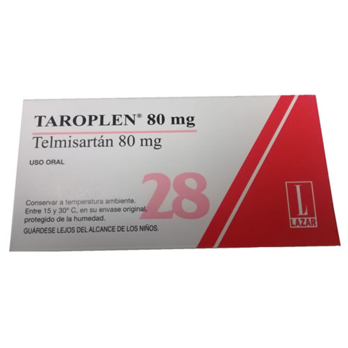 Taroplen D 80 mg x 28 Comprimidos – Suplemento Nutricional