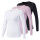 Set X3 Remeras Térmicas Mujer DryFit Manga Larga Dama Vst015010-s
