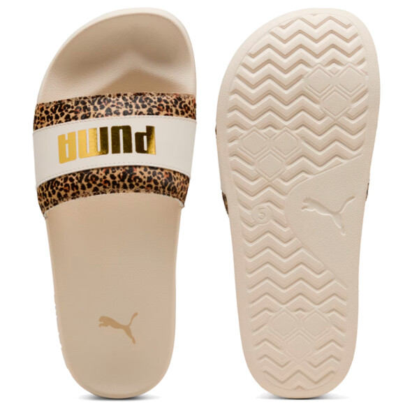 Ojota PUMA Leadcat 2.0 Animal Flair Mujer 402880 01 Arena-dorado