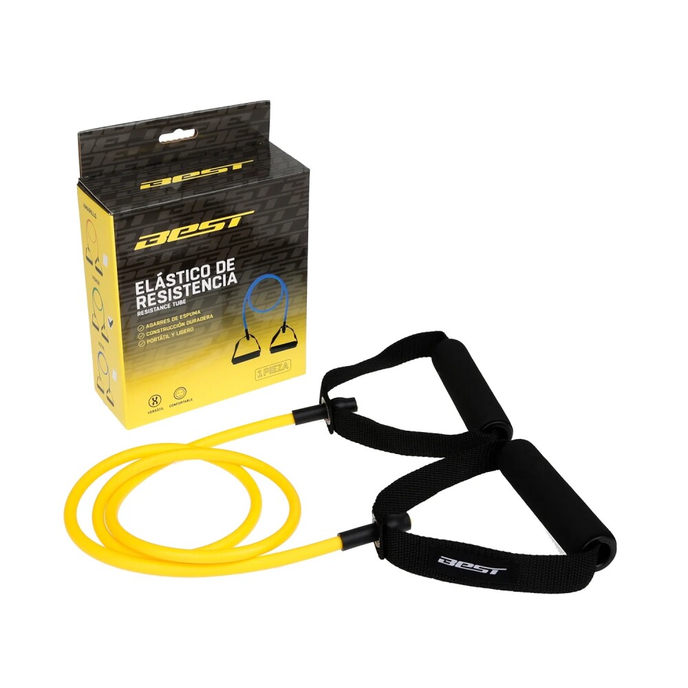 ELASTICO DE RESISTENCIA - 15 LBS AMARILLO ELASTICO DE RESISTENCIA - 15 LBS AMARILLO