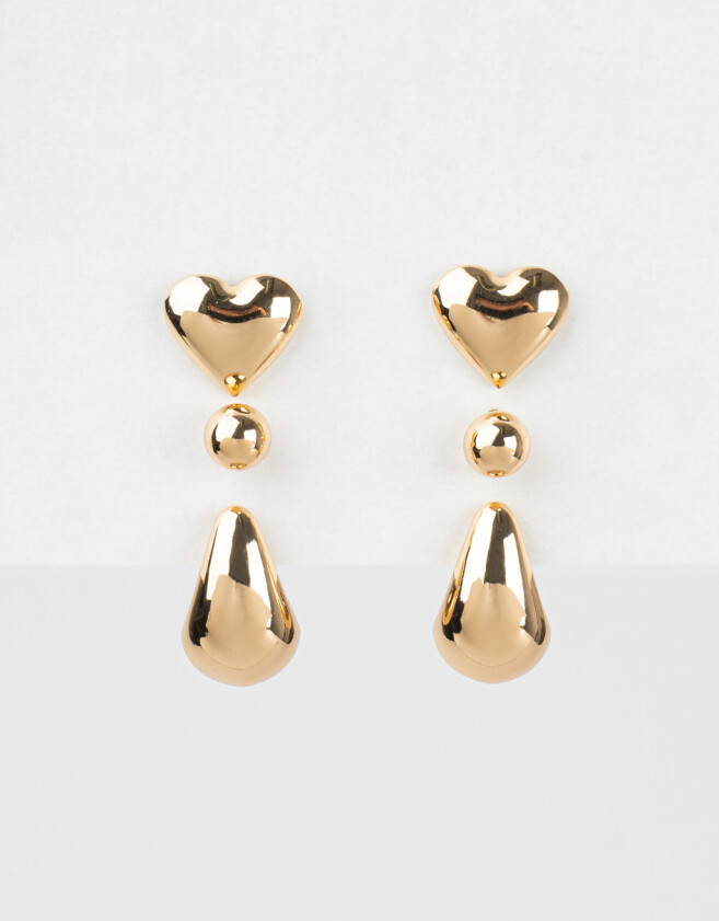 Aros Sets Bubble Set De Aros Gota Bubble - Dorado