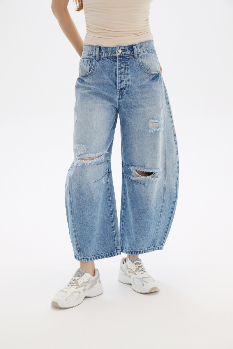 Pantalon Rynar - Celeste Grisaceo 