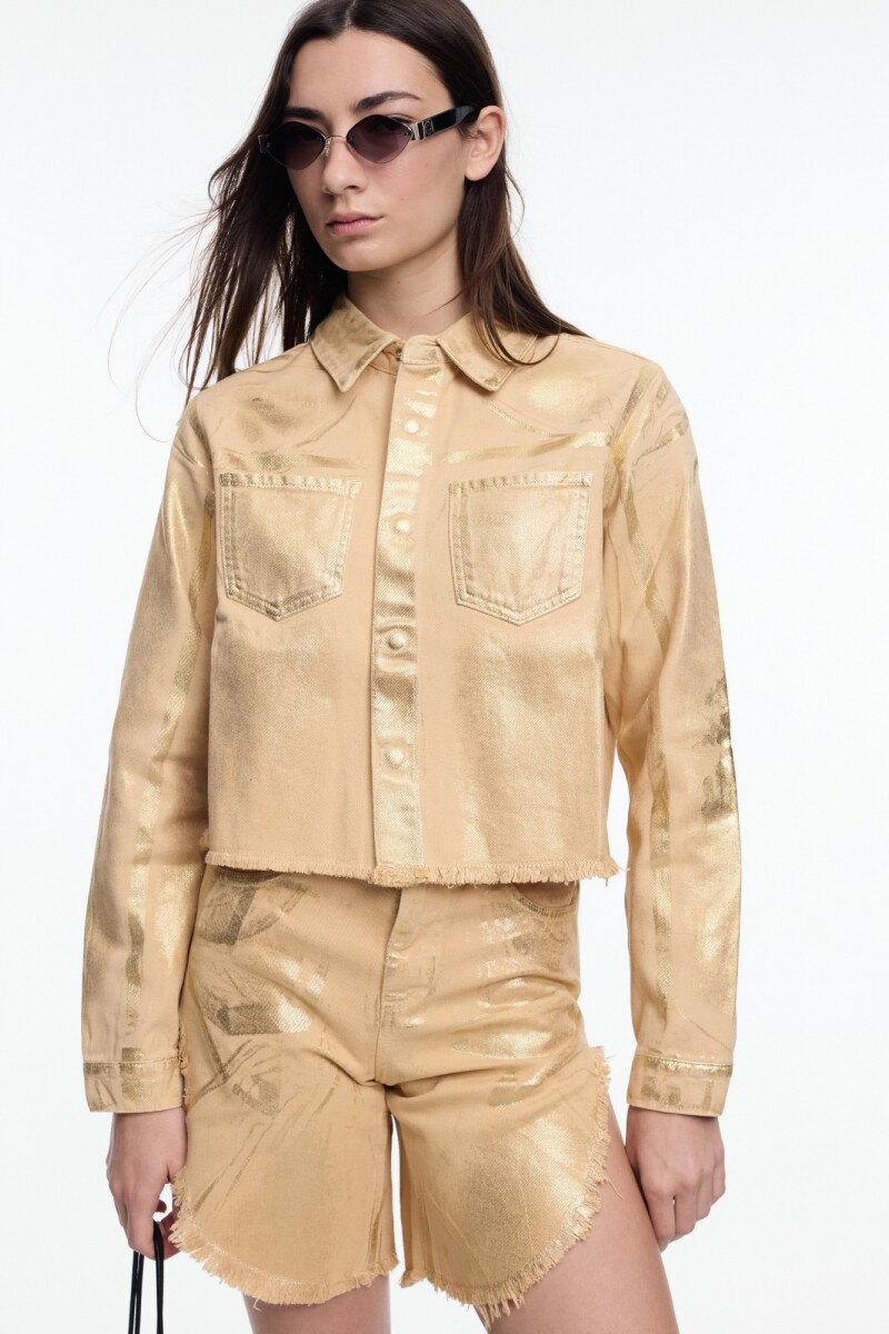 CAMPERA CORTA Oro