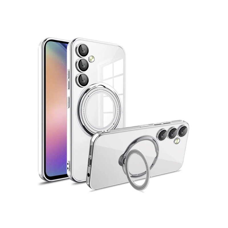 Protector para Samsung Galaxy A16 anillo MagSafe gris Protector Para Samsung Galaxy A16 Anillo Magsafe Gris