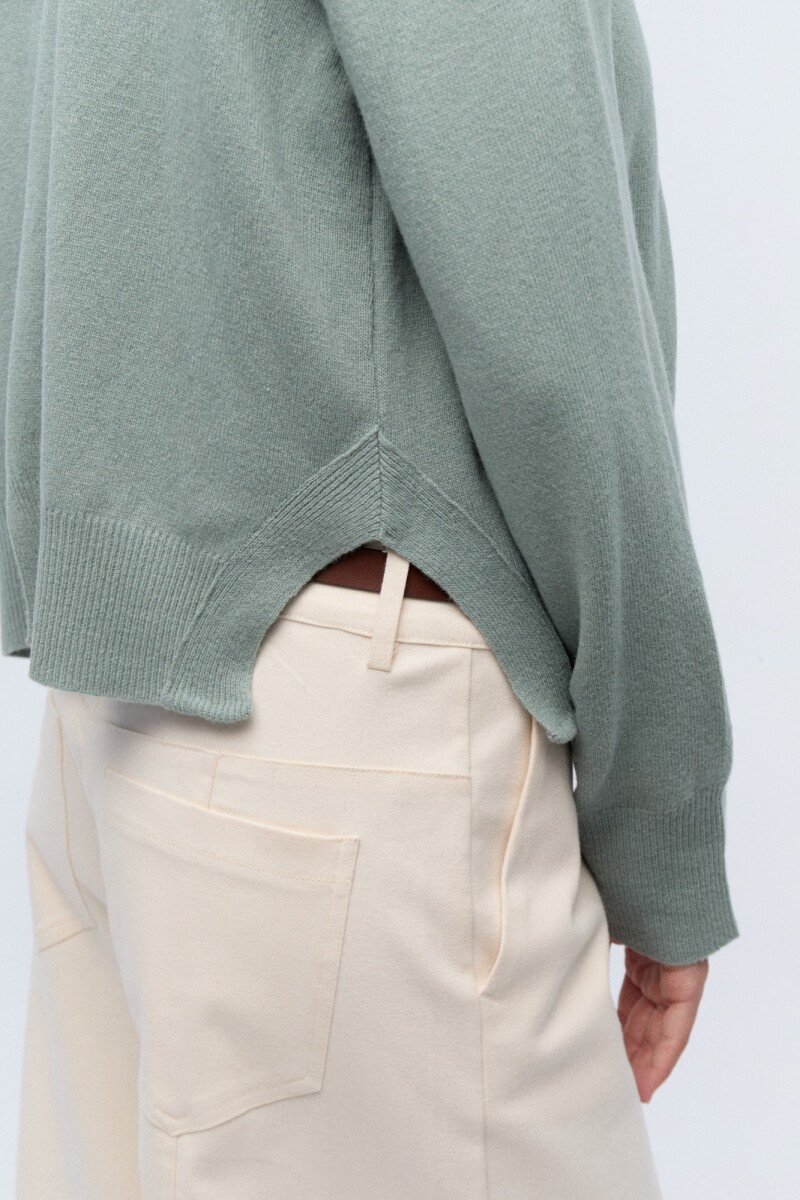 Cardigan Biarritz Verde Agua