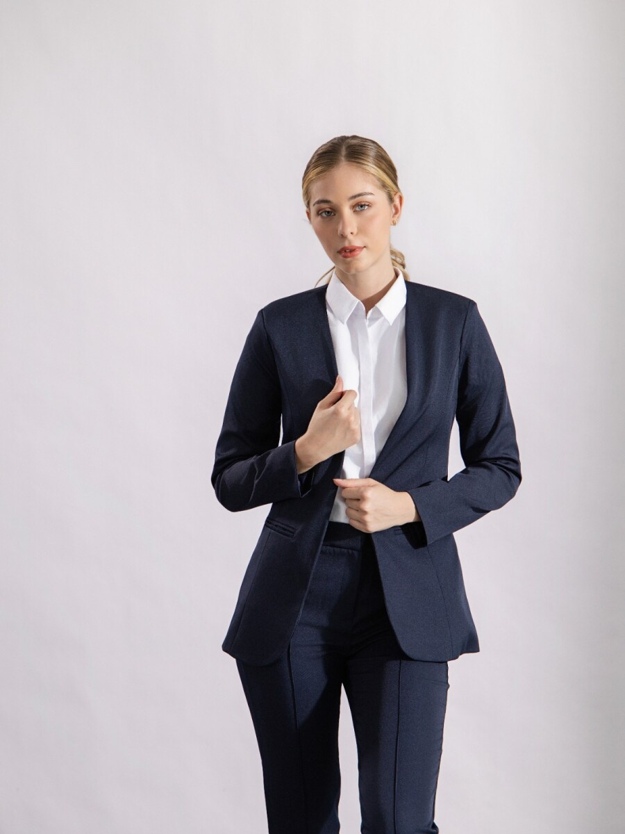 Saco Largo. - AZUL MARINO 