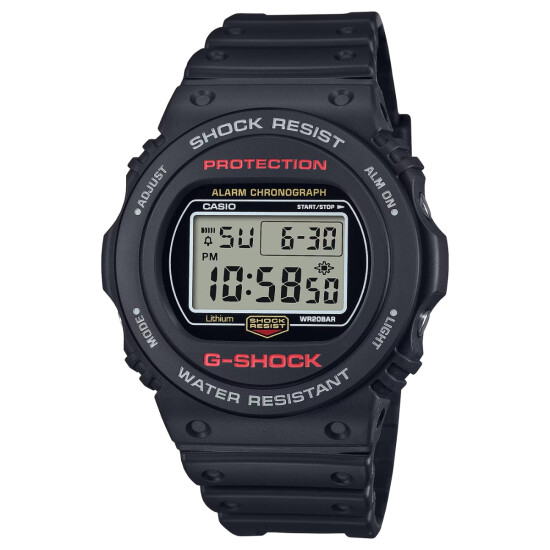 Reloj CASIO G-SHOCK DW5750UE-1DR en Resina Negro Esfera 45mm 0