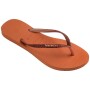Sandalias Havaianas Slim Glitter Ii Mujer Naranja Cerrado