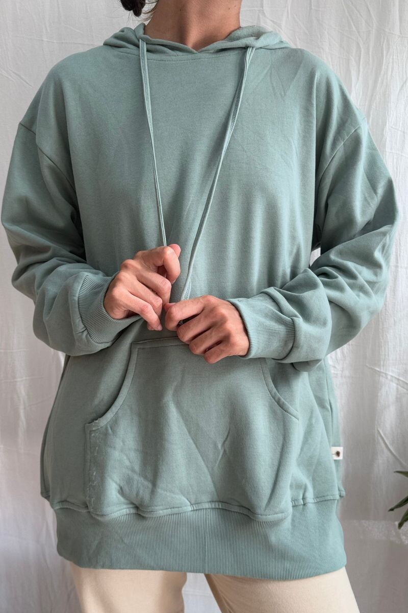Buzo Oversize Verde agua