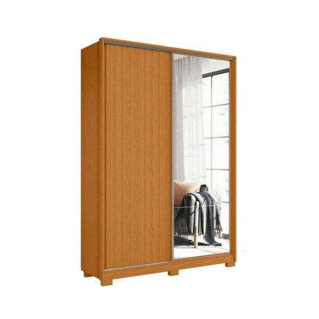 Ropero 2 puertas Corredizas con Espejo Frizatto Marron