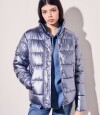 Campera Engomada Water Repellent Celeste