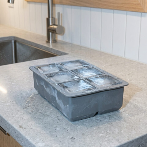 Cubetera hielera de silicona 6 cubos Cubetera hielera de silicona 6 cubos