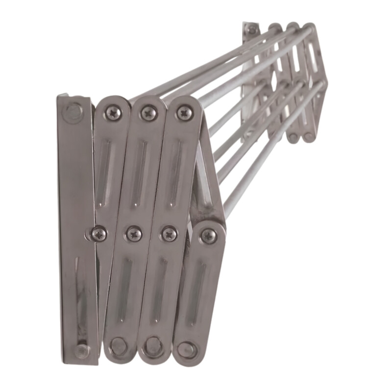 Tendedero plegable pared en aluminio 80 cm GRIS