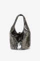 SHOPPER MINI SEQUIN Gris