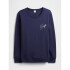 V-LOGO DOORBUSTER CREW NEW NAVY
