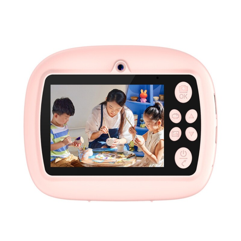 Camara Digital de fotos infantil impresión instantanea rosada Camara Digital de fotos infantil impresión instantanea rosada