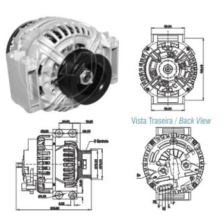 ALTERNADOR SCANIA F113 HL G/P 340 380 420 480 S/BOSCH 24V 110A ZM ALTERNADOR SCANIA F113 HL G/P 340 380 420 480 S/BOSCH 24V 110A ZM