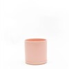 MACETA CERÁMICA XS CON PLATO ROSA