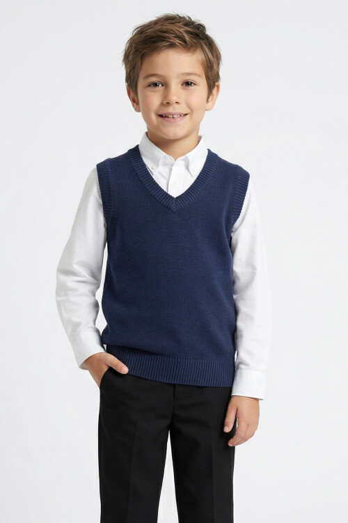 Chaleco básico AZUL