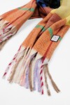 Bufanda cuadrillé multicolor multicolor
