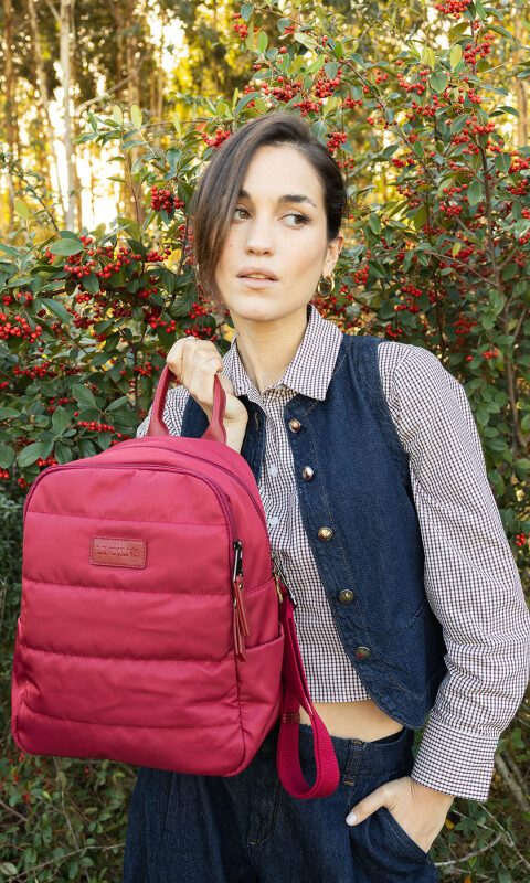 MOCHILA DENVER FRAMBUESA